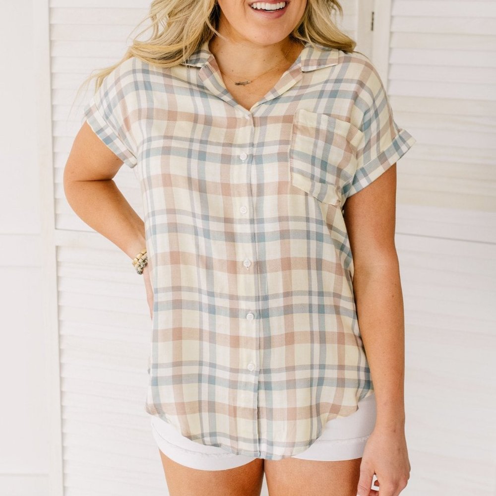 Plaid To The Bone Top